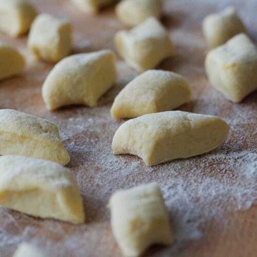 dumplings, dough, food