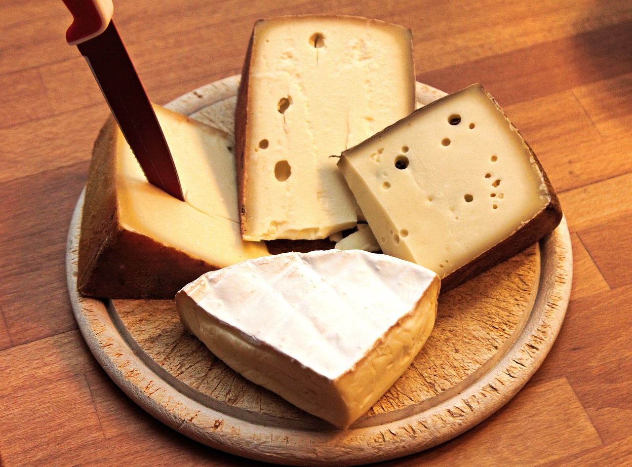cheese, cheese platter, food